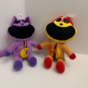 Poppy Playtime Smiling Critters Catnap & Dodday Plushies